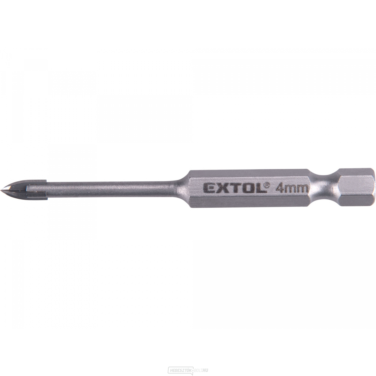 Fúró üveghez és kerámiához, keményfém, O 4mm