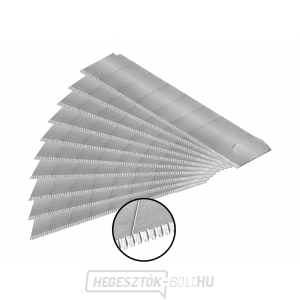 Vágó pengék fogazott éllel, 25mm, 10db, SK5 Vágó pengék fogazott éllel, 25mm, 10db, SK5 gallery main image