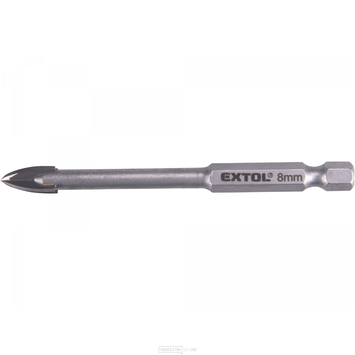 Fúró üveghez és kerámiához, keményfém, O 8mm