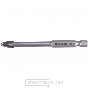 Fúró üveghez és kerámiához, keményfém, O 8mm Fúró üveghez és kerámiához, keményfém, O 8mm gallery main image