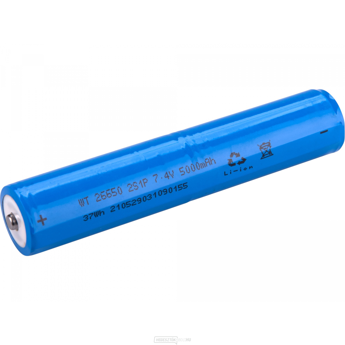 Csere akkumulátor, 7,4V, 5000mAh (2x26650 párhuzamosan)