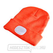 Fejlámpa fejlámpával 4x25lm, USB töltés, fluoreszkáló narancssárga, ECONOMY, univerzális méret Előnézet 