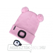 4x25lm-es fejlámpa fejpánttal, USB töltéssel, rózsaszín csillámokkal és pomponokkal, gyermekeknek való 4x25lm-es fejlámpa fejpánttal, USB töltéssel, rózsaszín csillámokkal és pomponokkal, gyermekeknek való náhled