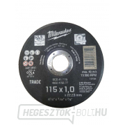 Milwaukee Vágótárcsa 115x1,0mm - 1db Milwaukee Vágótárcsa 115x1,0mm - 1db gallery main image