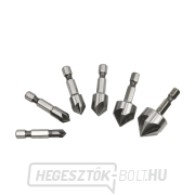HSS fém süllyesztők 6,3-20,5 mm kúpos - 6 db Előnézet 