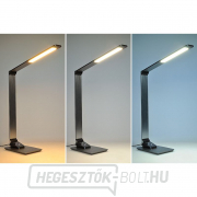 Solight LED asztali lámpa dimmelhető, 10W, induktív töltés, színváltás, alumínium, szürke Előnézet 