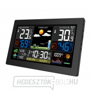 Solight időjárás-állomás, XL színes LCD, hőmérséklet, páratartalom, nyomás, RCC, fekete színű Előnézet 