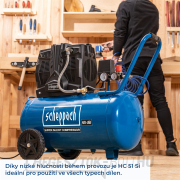 Scheppach HC 51 Si csendes, olajmentes kéthengeres kompresszor 50 l Előnézet 