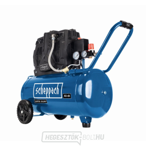 Scheppach HC 51 Si csendes, olajmentes kéthengeres kompresszor 50 l Scheppach HC 51 Si csendes, olajmentes kéthengeres kompresszor 50 l