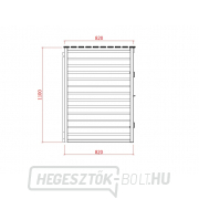 Kerti tároló doboz LANITPLAST S754 náhled