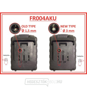 Csere töltő az FR004 és FR006 modellekhez - új típus Csere töltő az FR004 és FR006 modellekhez - új típus gallery main image