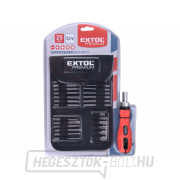 Ratchet csavarhúzó hegyekkel, 25 darabos készlet Ratchet csavarhúzó hegyekkel, 25 darabos készlet náhled