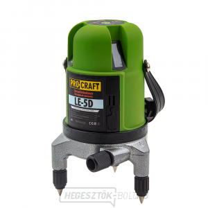 Zöld vonallézer, kereszt-önszintező Procraft LE-5D | LE-5D Zöld vonallézer, kereszt-önszintező Procraft LE-5D | LE-5D gallery main image