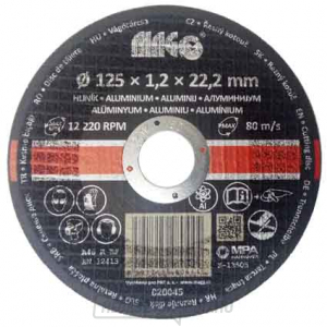 Vágókorong alumíniumhoz 125x1,2x22,2mm Vágókorong alumíniumhoz 125x1,2x22,2mm gallery main image