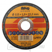 Vágókorong rozsdamentes acélhoz 115x1,0x22,0mm MAGG SPEED Vágókorong rozsdamentes acélhoz 115x1,0x22,0mm MAGG SPEED gallery main image