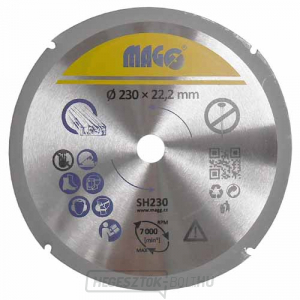 Vágókorong fához 230mm Vágókorong fához 230mm gallery main image