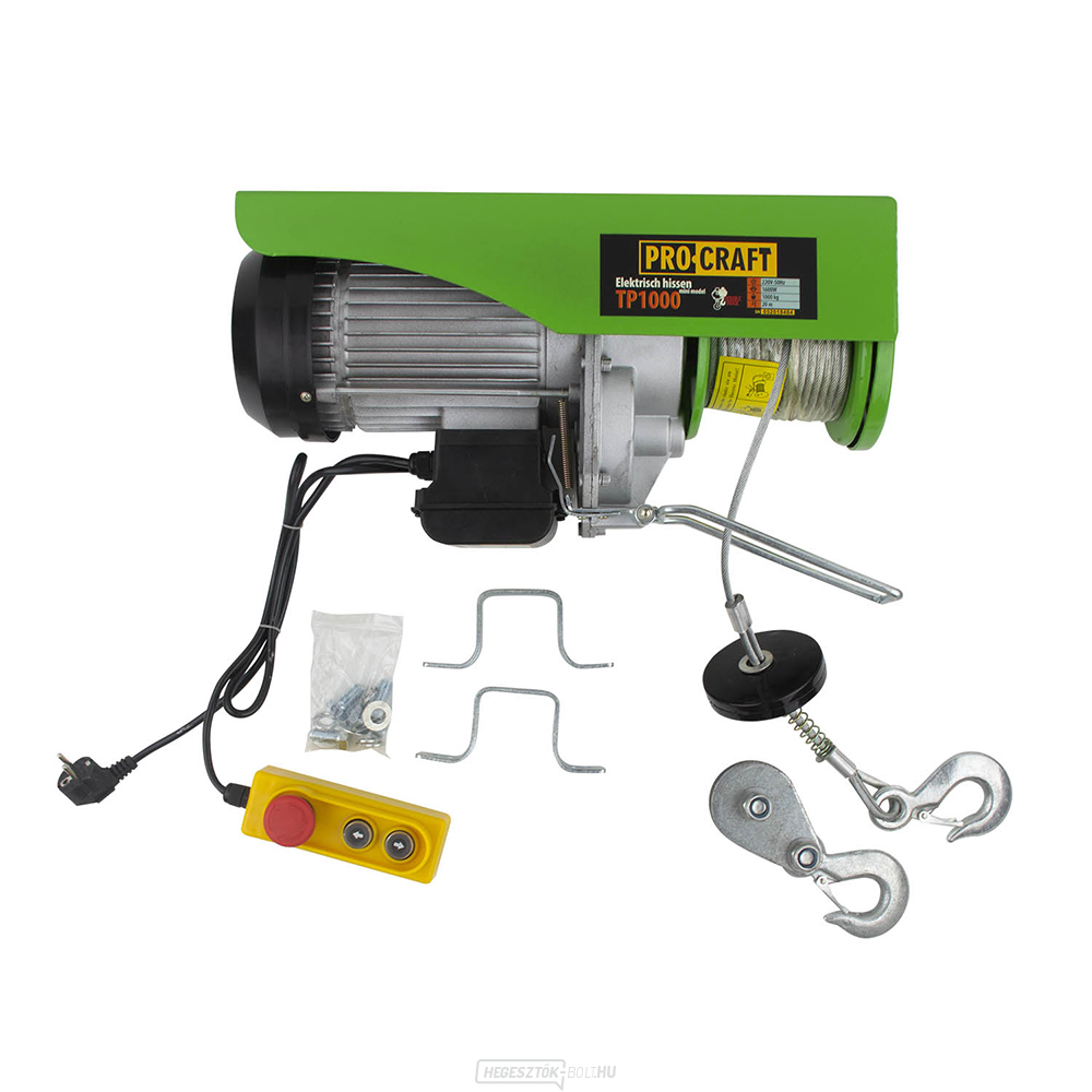 Procraft TP1000 elektromos kábelcsörlő