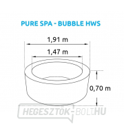 Úszómedence felfújható Pure Spa - Bubble HWS - Intex 28404EX/28426EX Előnézet 