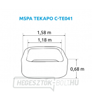 Úszómedence MSPA Tekapo C-TE041 Előnézet 