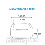 Úszómedence MSPA Tekapo C-TE061 Előnézet 