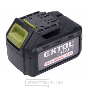 Újratölthető akkumulátor, 20 V Li-ion, 1500mAh Újratölthető akkumulátor, 20 V Li-ion, 1500mAh gallery main image