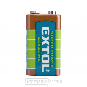 Alkáli elemek, 1db, 9V (6LR61) Alkáli elemek, 1db, 9V (6LR61) gallery main image