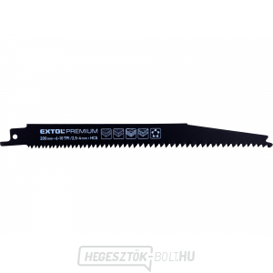 Fűrészlapok, 3db, 200x19x1,25mm, HCS Fűrészlapok, 3db, 200x19x1,25mm, HCS gallery main image