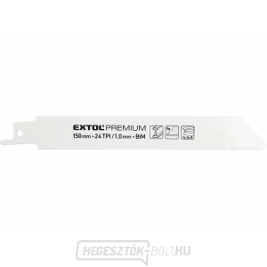 Fűrészlapok 3db, 150x19x0,9mm, Bi-fém Fűrészlapok 3db, 150x19x0,9mm, Bi-fém gallery main image