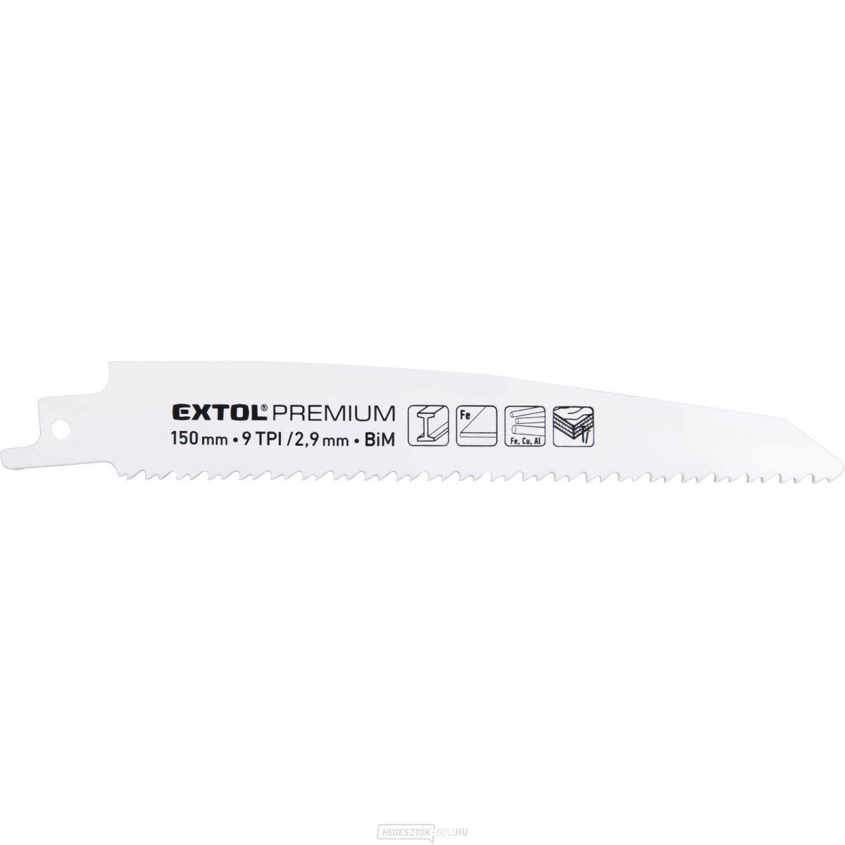 Fűrészlapok 3db, 150x22x1,6mm, Bi-fém Fűrészlapok 3db, 150x22x1,6mm, Bi-fém gallery main image