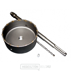 Ütvefúrófej, 125 mm átmérőjű, 400 mm-es SDS MAX szárral Ütvefúrófej, 125 mm átmérőjű, 400 mm-es SDS MAX szárral gallery main image