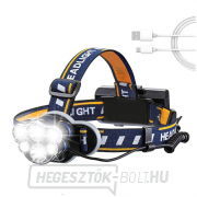 Solight LED újratölthető fejlámpa, 550lm, Li-Ion, USB Előnézet 