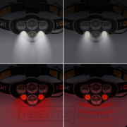 Solight LED újratölthető fejlámpa, 550lm, Li-Ion, USB náhled