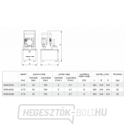 Elektromos hidraulikaszivattyú nyomásmérővel HHB-630B Előnézet 