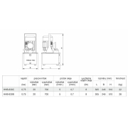 Elektromos hidraulikaszivattyú nyomásmérővel HHB-630B Előnézet 
