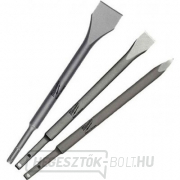 Milwaukee SDS-Plus 3 darabos vésőkészlet. (hossza 250 mm) gallery main image