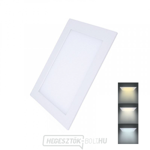 Solight LED mini panel CCT, álmennyezet, 18W, 1530lm, 3000K, 4000K, 6000K, négyzet alakú gallery main image
