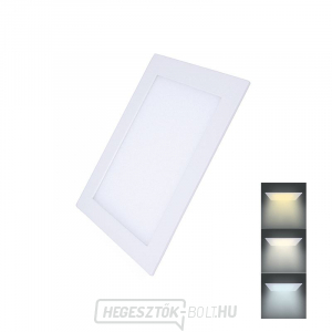 Solight LED mini panel CCT, álmennyezet, 12W, 900lm, 3000K, 4000K, 6000K, négyzet alakban gallery main image