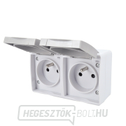 Solight dupla aljzat IP54, szürke Előnézet 