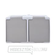 Solight dupla aljzat IP54, szürke Előnézet 