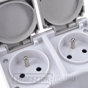 Solight dupla aljzat IP54, szürke náhled