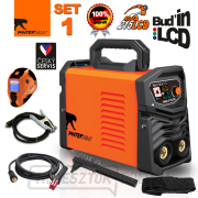 PANTERMAX MMA215LCD MMA/TIG inverteres hegesztő + kábelek + motorháztető + kefe + szíj náhled