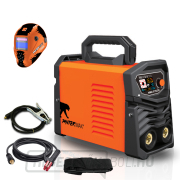 PANTERMAX MMA215LCD MMA/TIG inverteres hegesztő + kábelek + motorháztető + kefe + szíj náhled