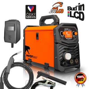 PANTERMAX® MIG230LCD hegesztés. inverter MIG/MMA/TIG + kábelek + zseblámpa + kefe