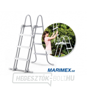 Medencelépcső magassága 1,22 m - biztonság Medencelépcső magassága 1,22 m - biztonság náhled