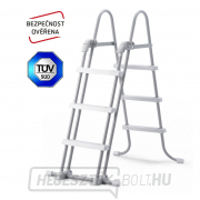 Medencelépcső magassága 1,22 m - biztonság Medencelépcső magassága 1,22 m - biztonság gallery main image