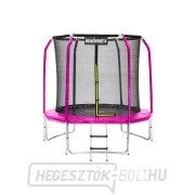 Trambulin Marimex 244 cm rózsaszín + védőháló + lépcsőfokok INGYENES  Trambulin Marimex 244 cm rózsaszín + védőháló + lépcsőfokok INGYENES  gallery main image