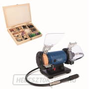 Scheppach HG 35 - dupla tárcsás csiszológép Flexidrive rendszerrel Scheppach HG 35 - dupla tárcsás csiszológép Flexidrive rendszerrel gallery main image