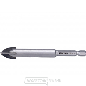 Fúró üveghez és kerámiához, keményfém, O 14mm Fúró üveghez és kerámiához, keményfém, O 14mm gallery main image