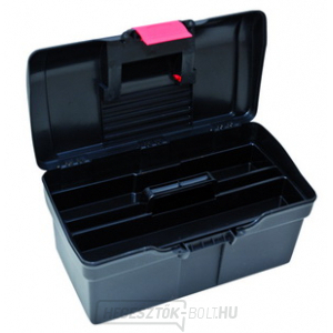 Műanyag tok 514x280x260mm 1 rekesszel és 2 tálcával Műanyag tok 514x280x260mm 1 rekesszel és 2 tálcával