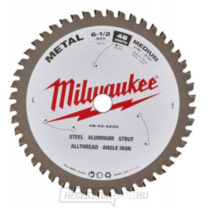 Milwaukee fémfűrészlap CSB P M 165 × 5/8 × 1,6 × 48 gallery main image